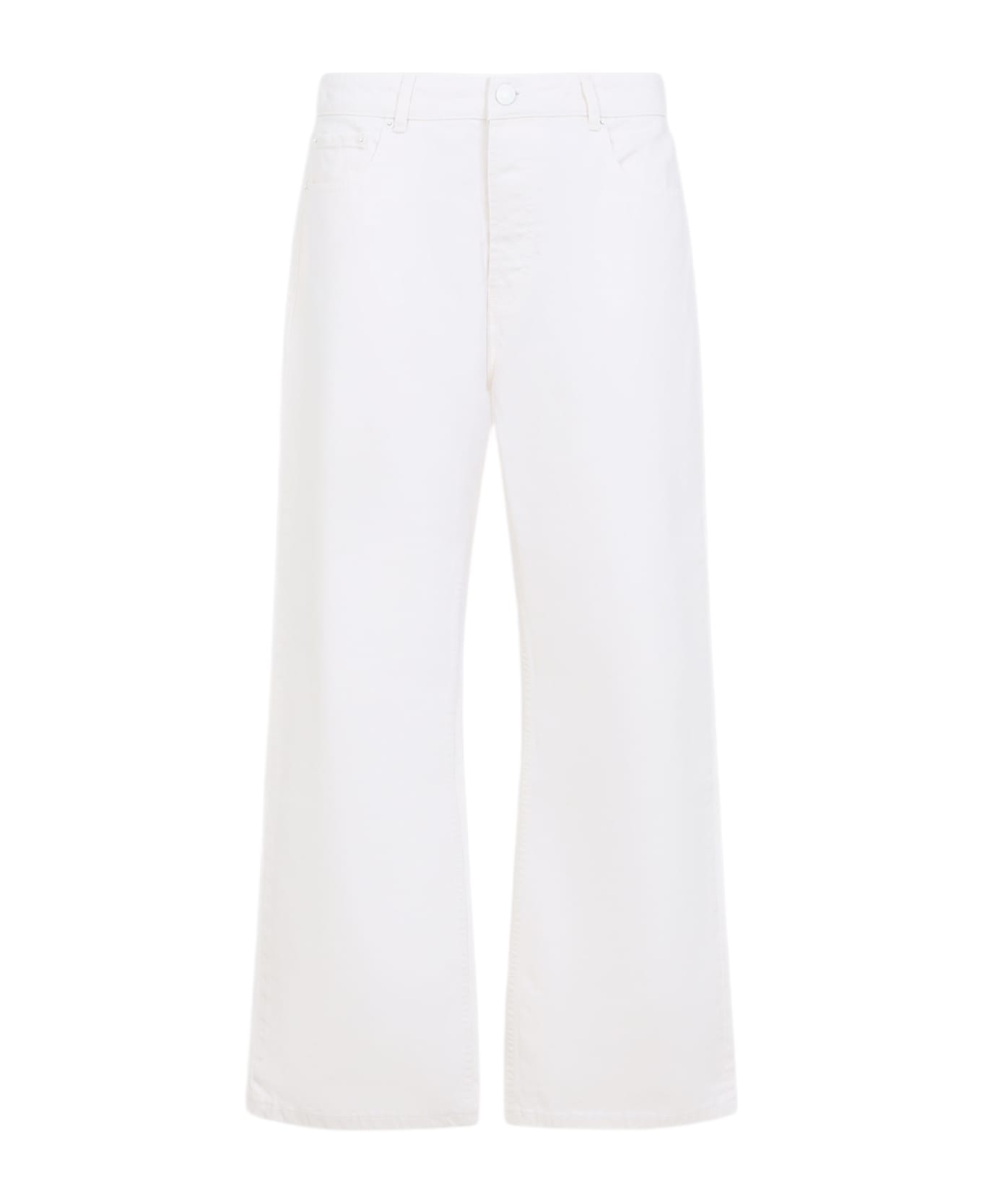 Ami Alexandre Mattiussi Large Fit Jeans - Blanc Creme