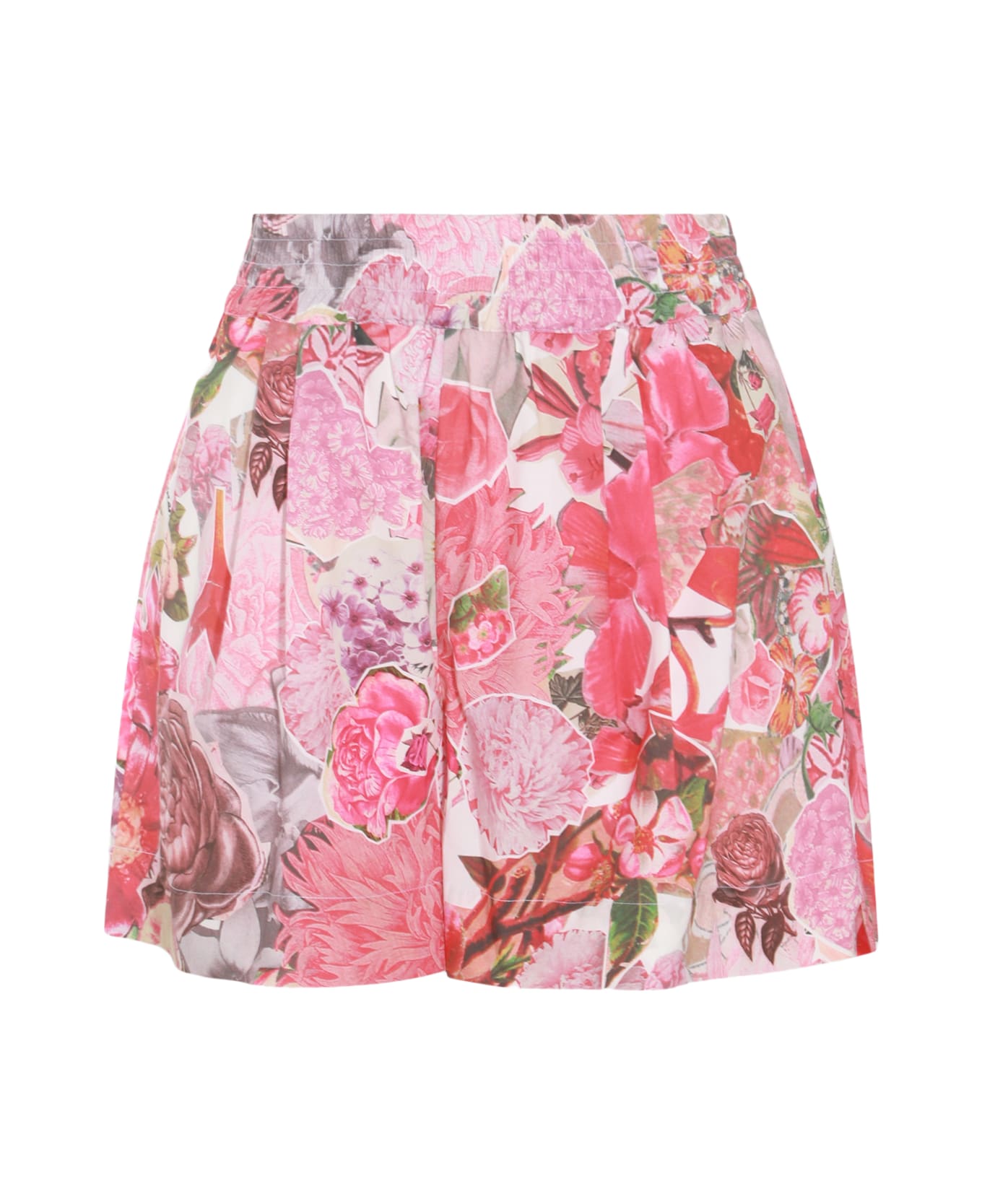 Marni Multicolor Cotton Shorts - PINK CLEMATIS