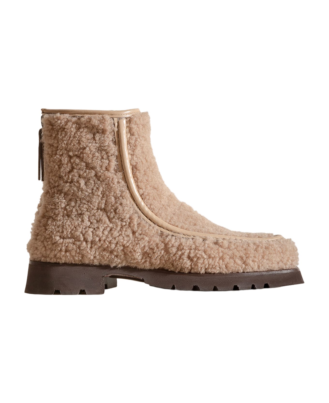 Hereu Shearling Armenta Boots - Beige
