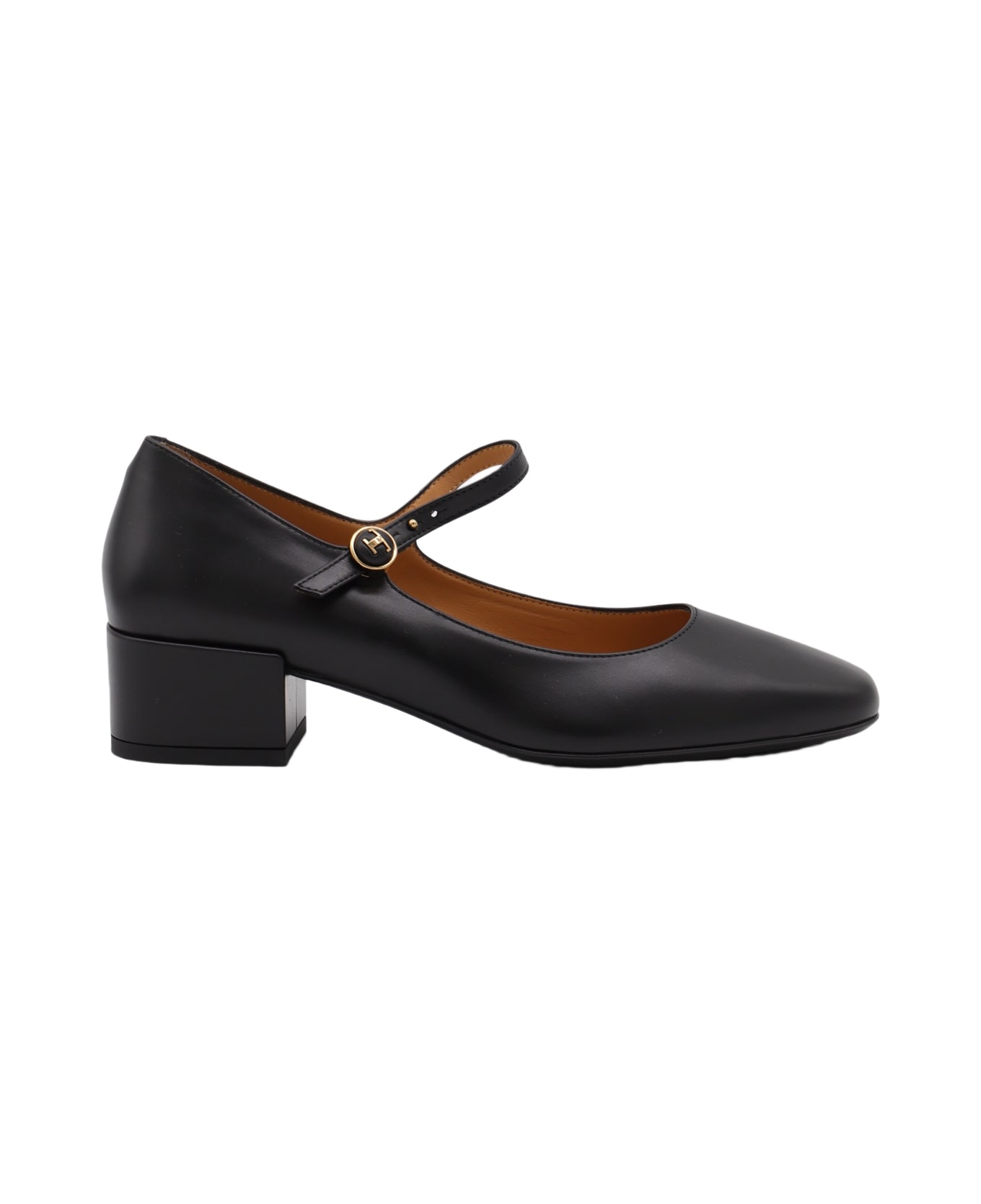 Tod
s Black Leather Pumps - Black