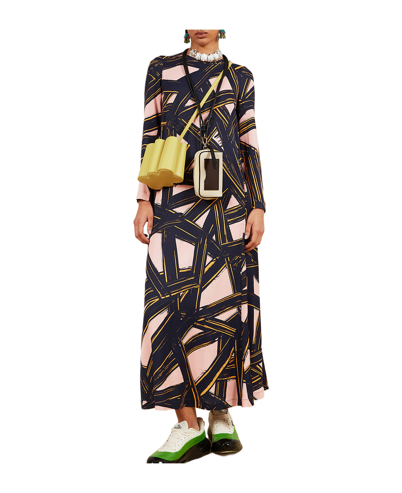 Colville Bell Midi Dress - MultiColour