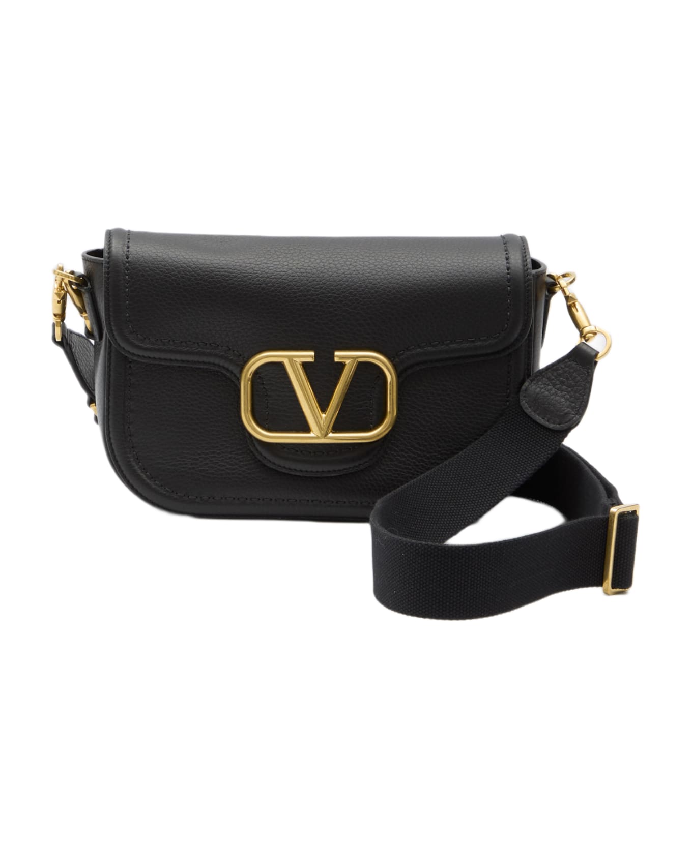 Valentino Garavani Alltime Shoulder Bag - BLACK ショルダーバッグ