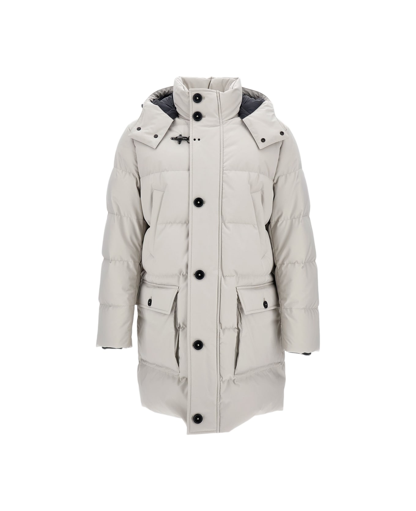 Fay Long Coat - White