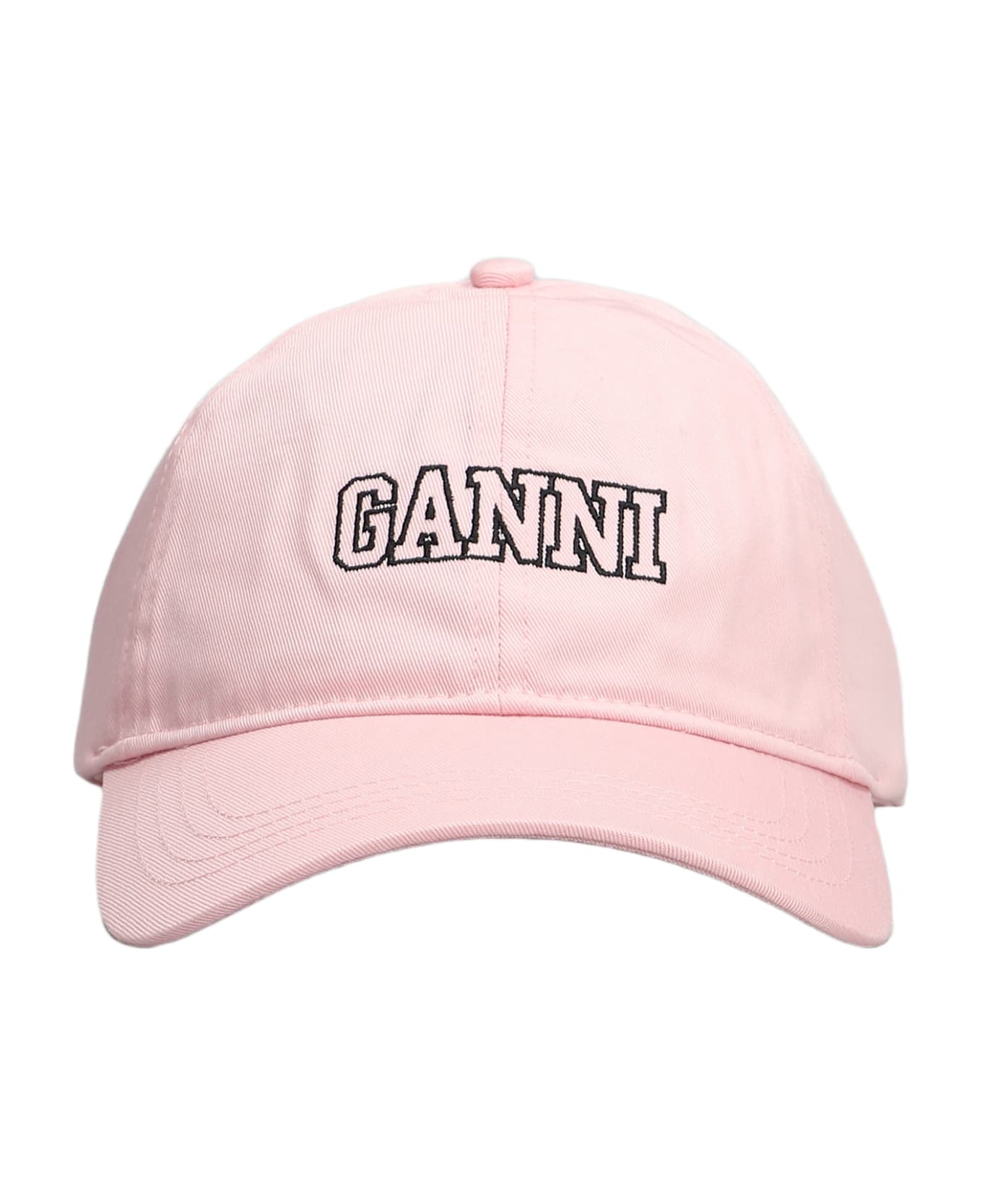 Ganni Hats In Rose-pink Cotton - rose-pink 帽子