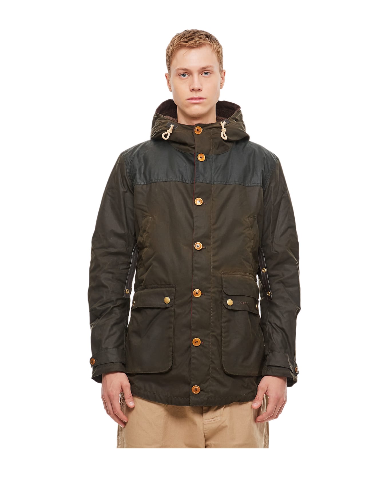 Barbour Game Parka Wax - Green