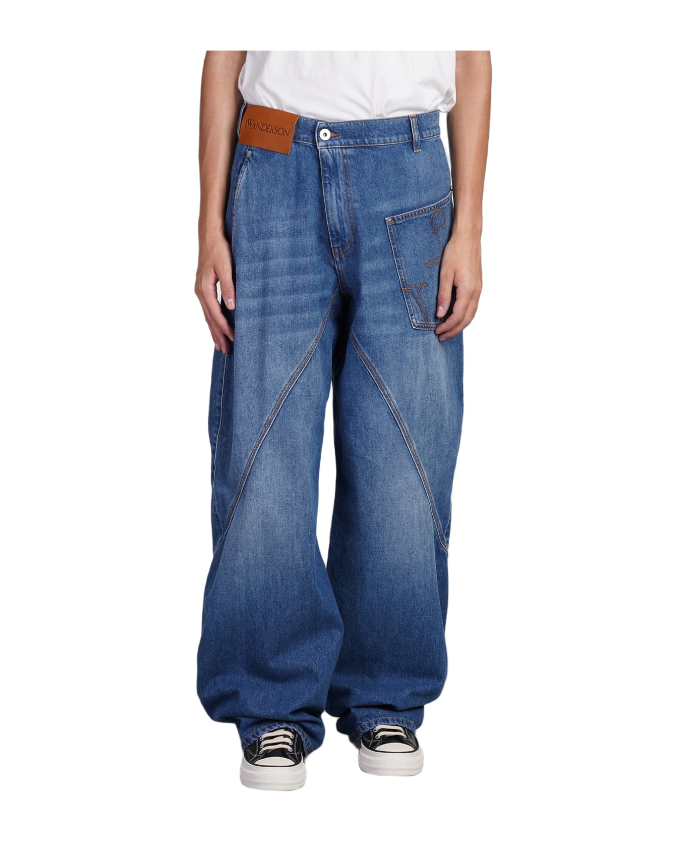 J.W. Anderson Jeans In Blue Denim - blue