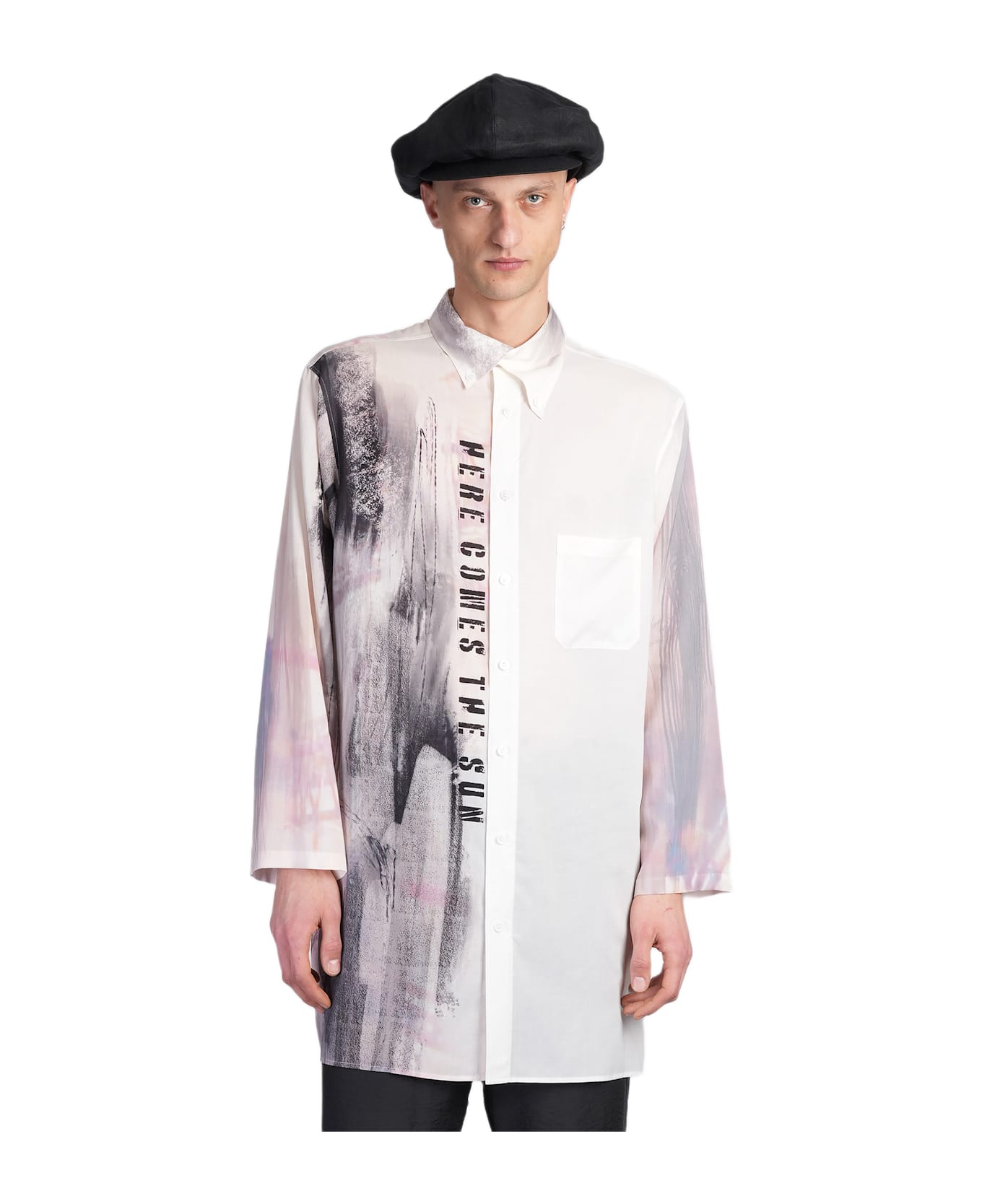 Yohji Yamamoto Shirt In Multicolor Cellulose - multicolor