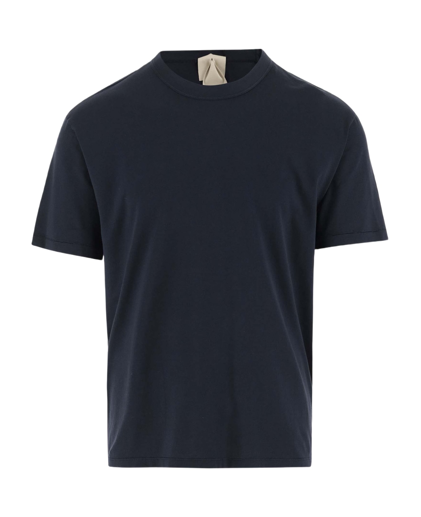 Ten C Cotton T-shirt With Logo - Blue