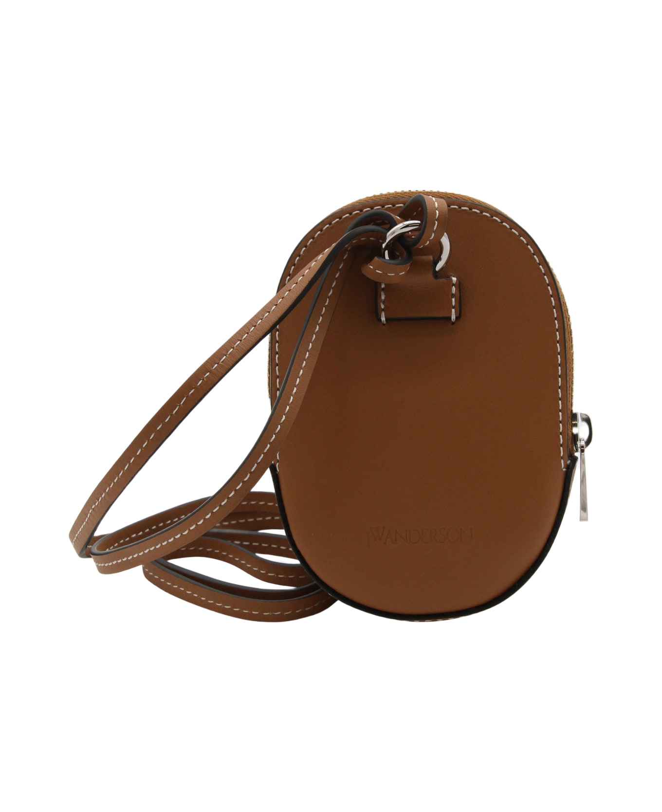 J.W. Anderson Beige Leather Crossbody Bag - NATURAL/PECAN ショルダーバッグ