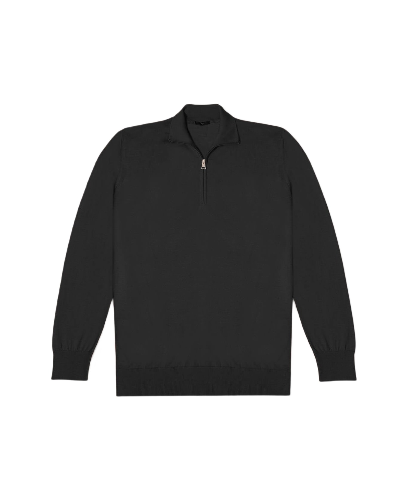 Larusmiani Cotton Sweater Marbella Sweater - Black