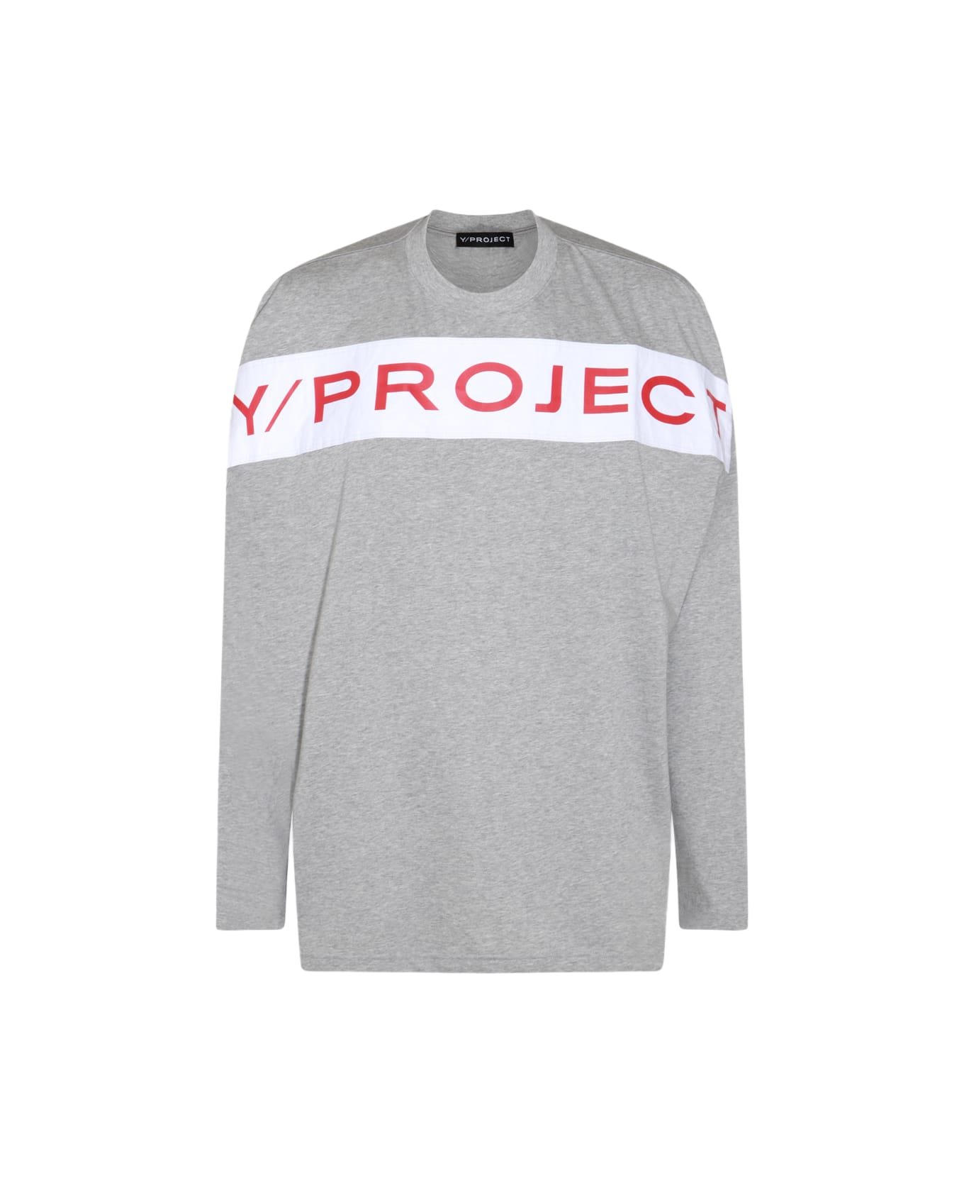 Y/Project Grey Cotton T-shirt シャツ