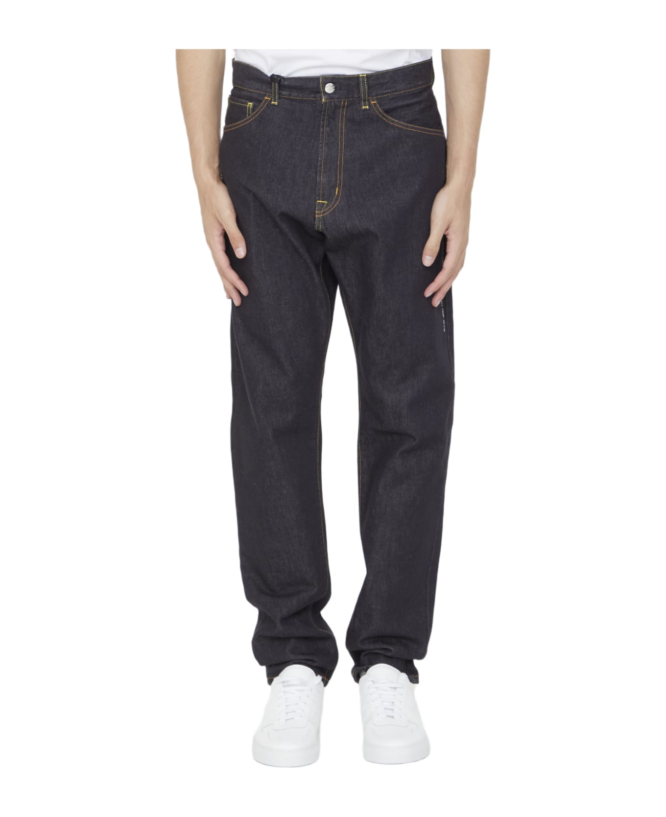 Moncler Genius Blue Denim Jeans - BLUE