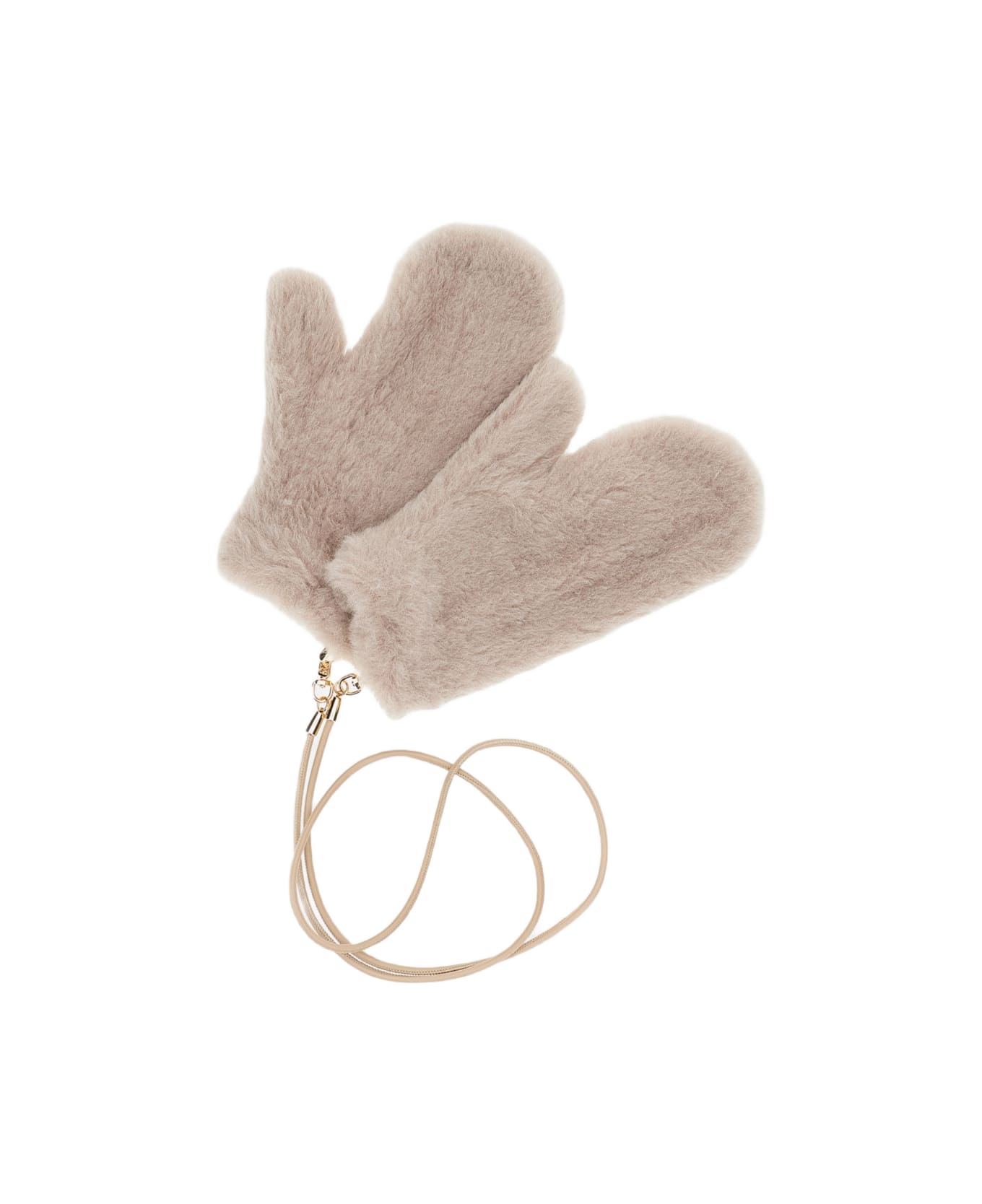 Max Mara Ombrato Gloves - Beige