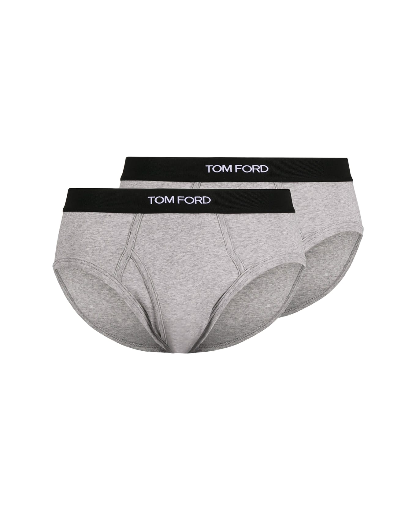 Tom Ford Grey Cotton Slip Underwear - Grey