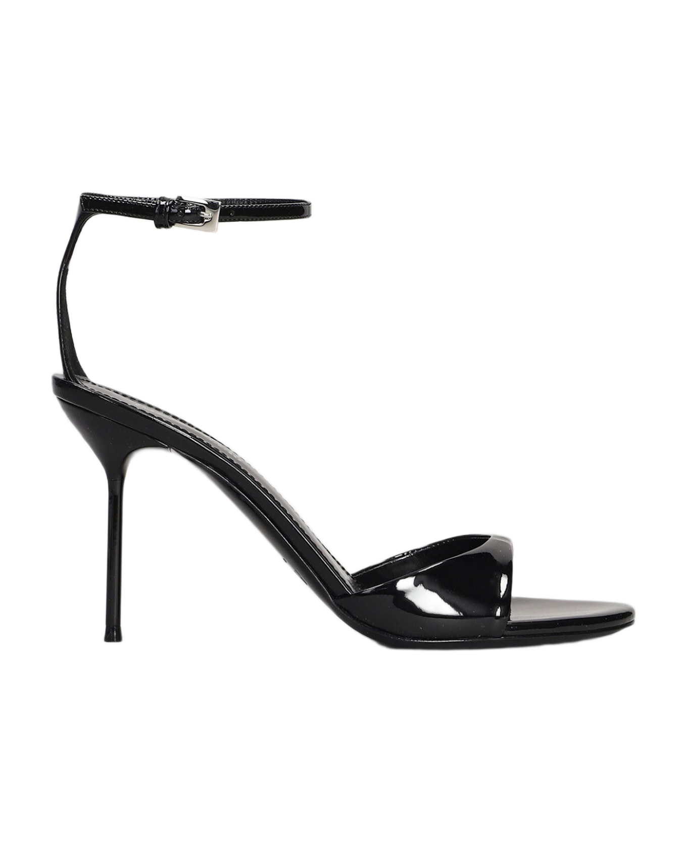 Paris Texas Lidia Sandal 90 Sandals In Black Patent Leather - black
