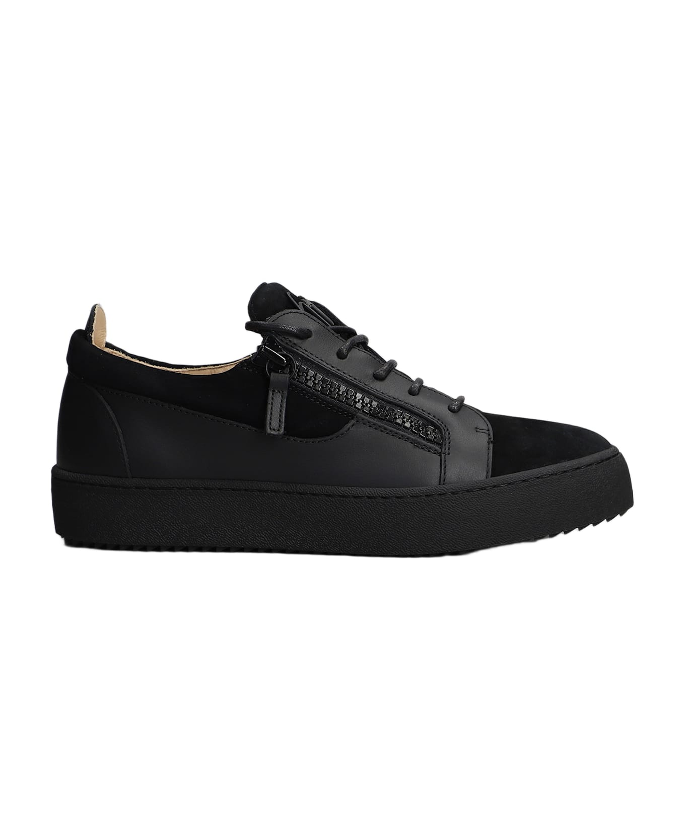 Giuseppe Zanotti Gz94 Sneakers In Black Suede - black