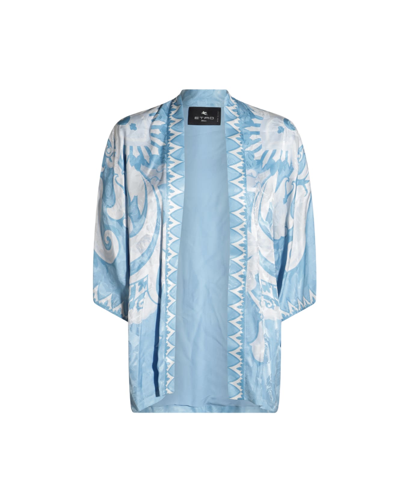 Etro Printed Jacket - Clear Blue