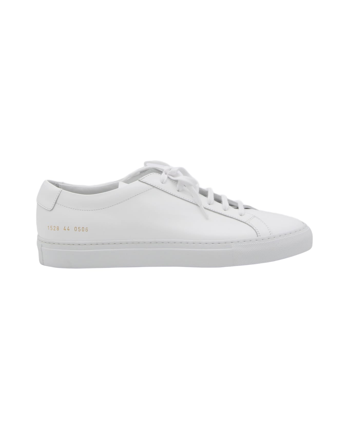 Common Projects White Leather Achille Low Sneakers - White