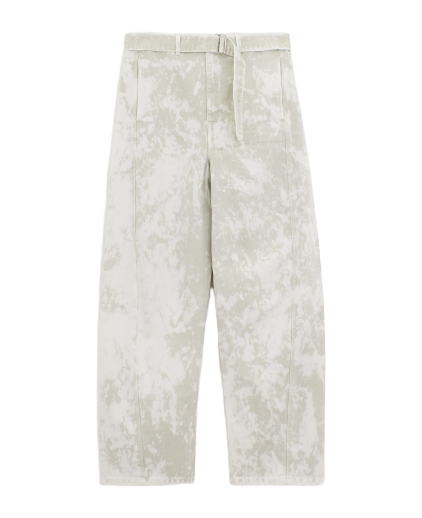 Lemaire Twisted Belted Pants Trouser - White