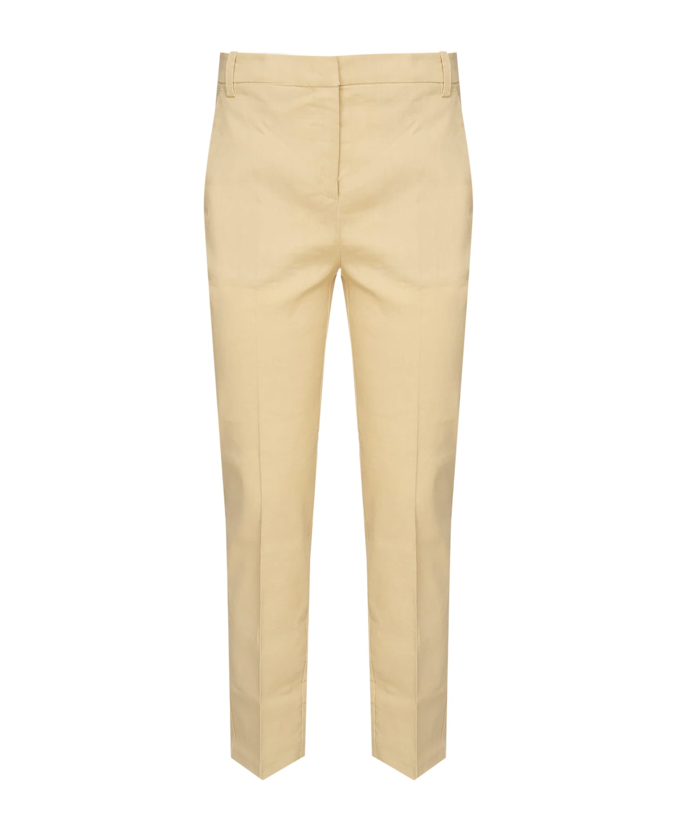 Pinko Bello Stretch Trousers - BUTTER YELLOW