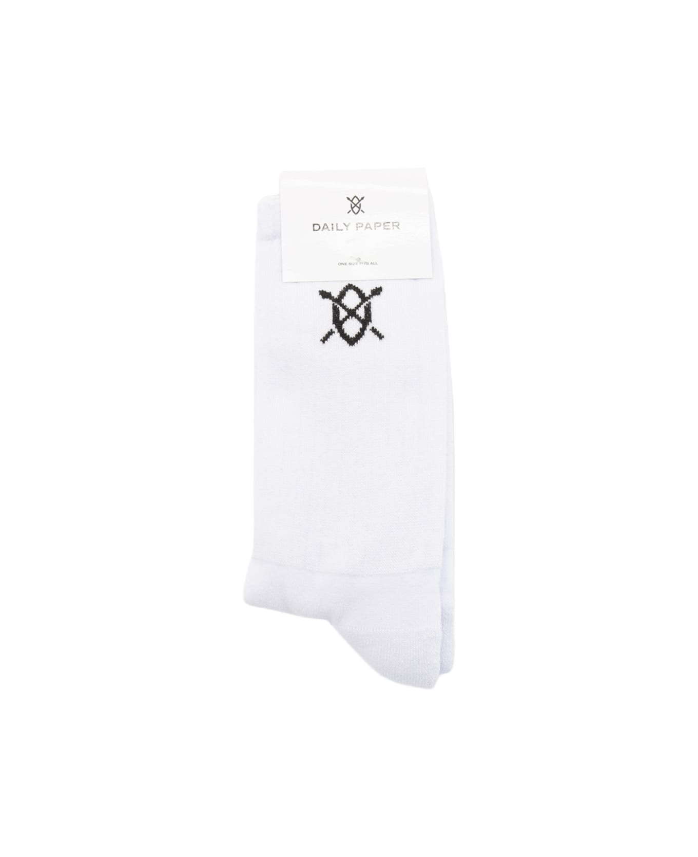 Daily Paper White Cotton Blend Socks 靴下