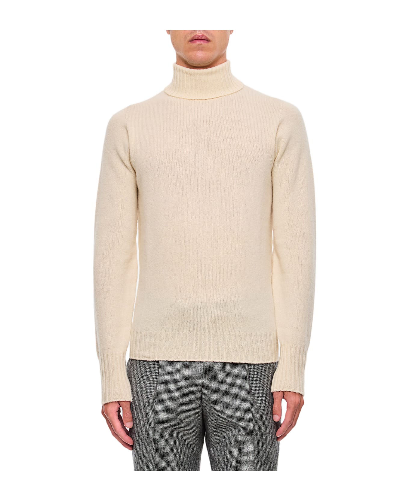 Drumohr Turtleneck Sweater - White