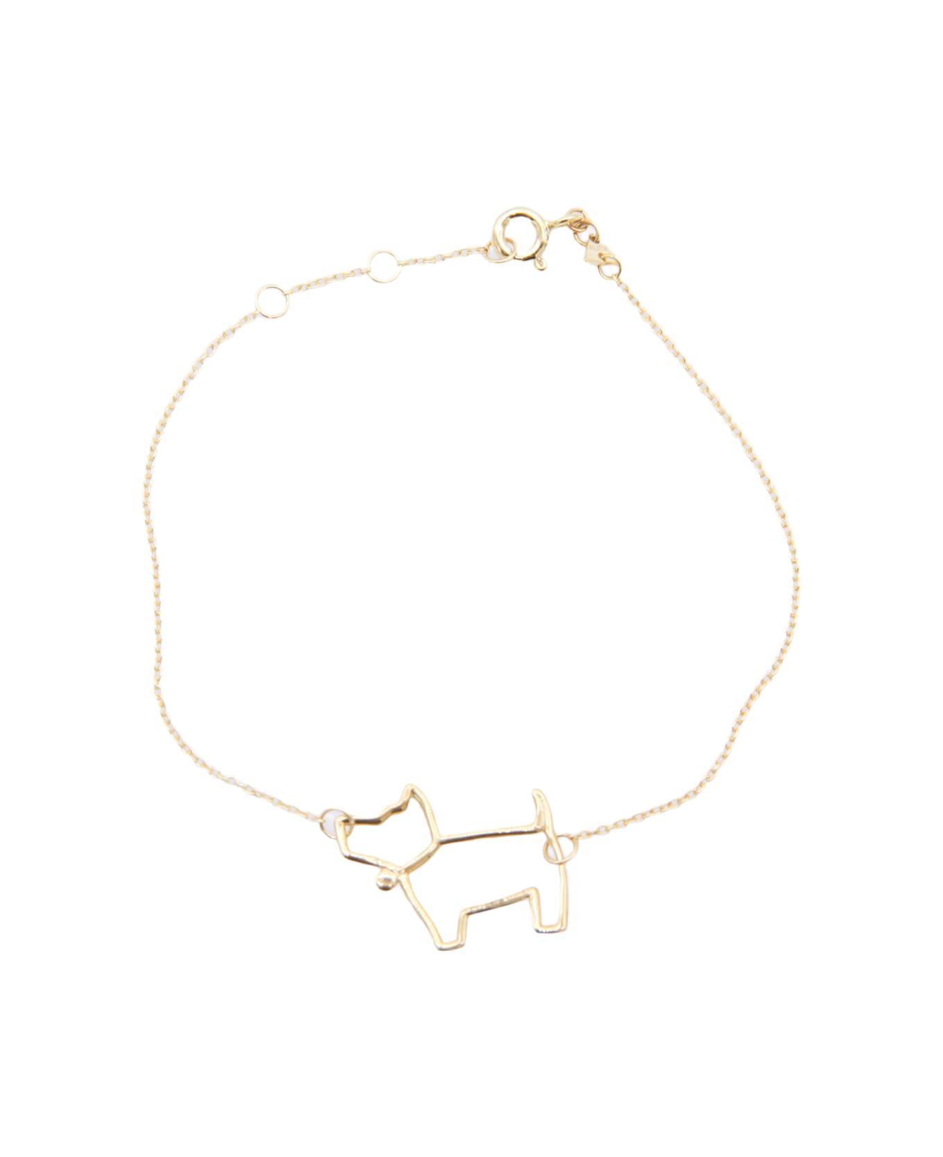 Aliita Gold-tone Brass Perrito Bracelet - Golden ブレスレット