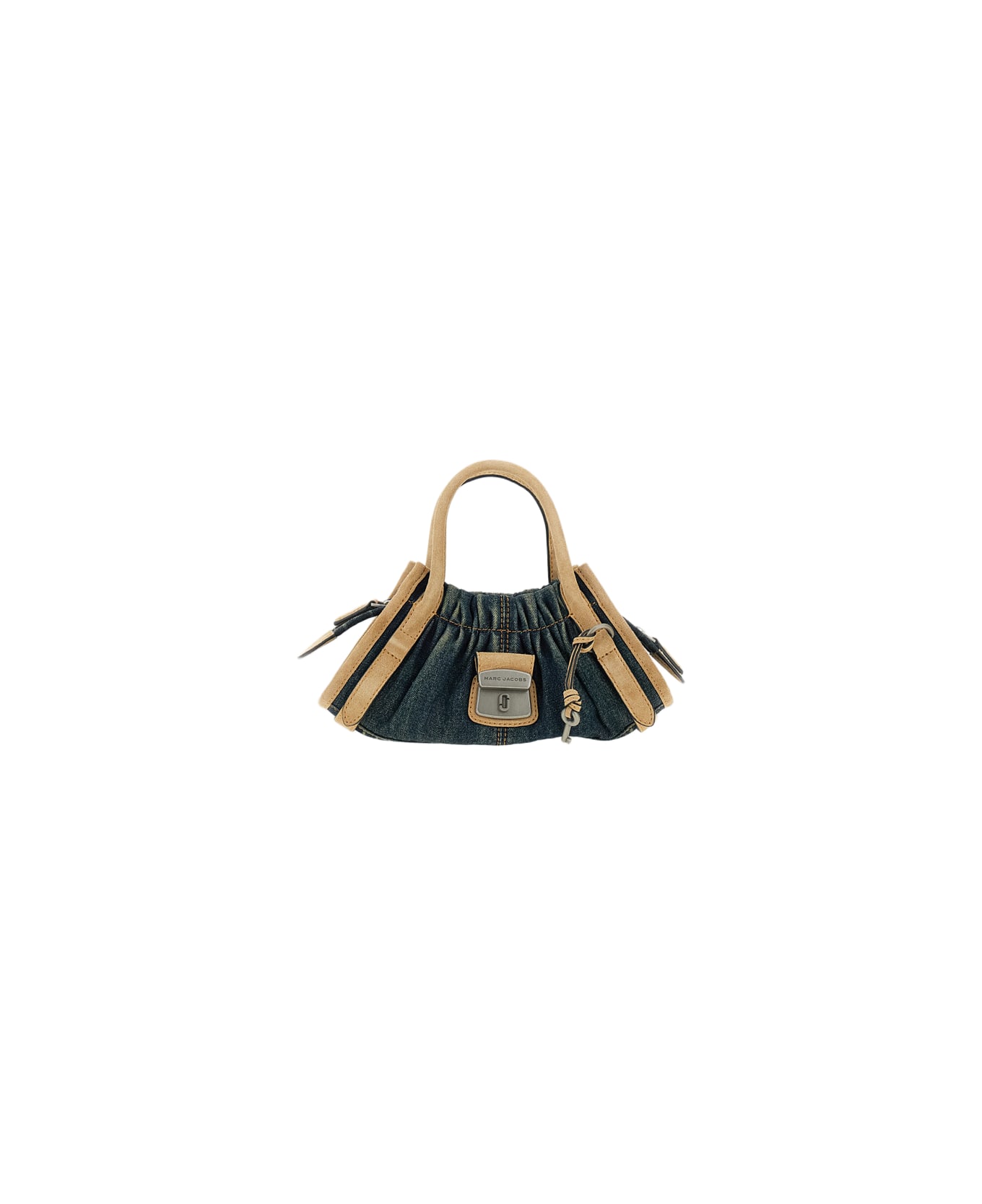 Marc Jacobs The Denim Suede Cristina Small Satchel - MultiColour