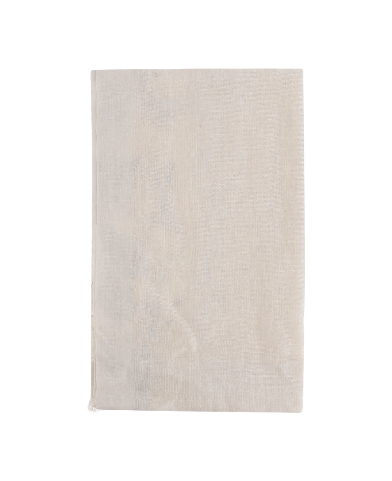 Faliero Sarti Silk And Linen Scarf - Ivory