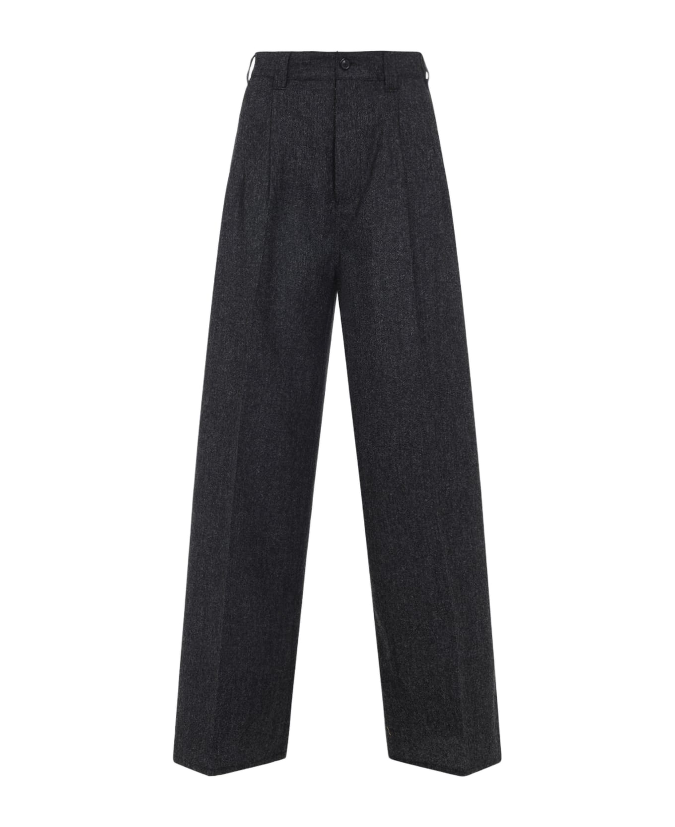 Maison Margiela Pants - M Dark Grey Melange
