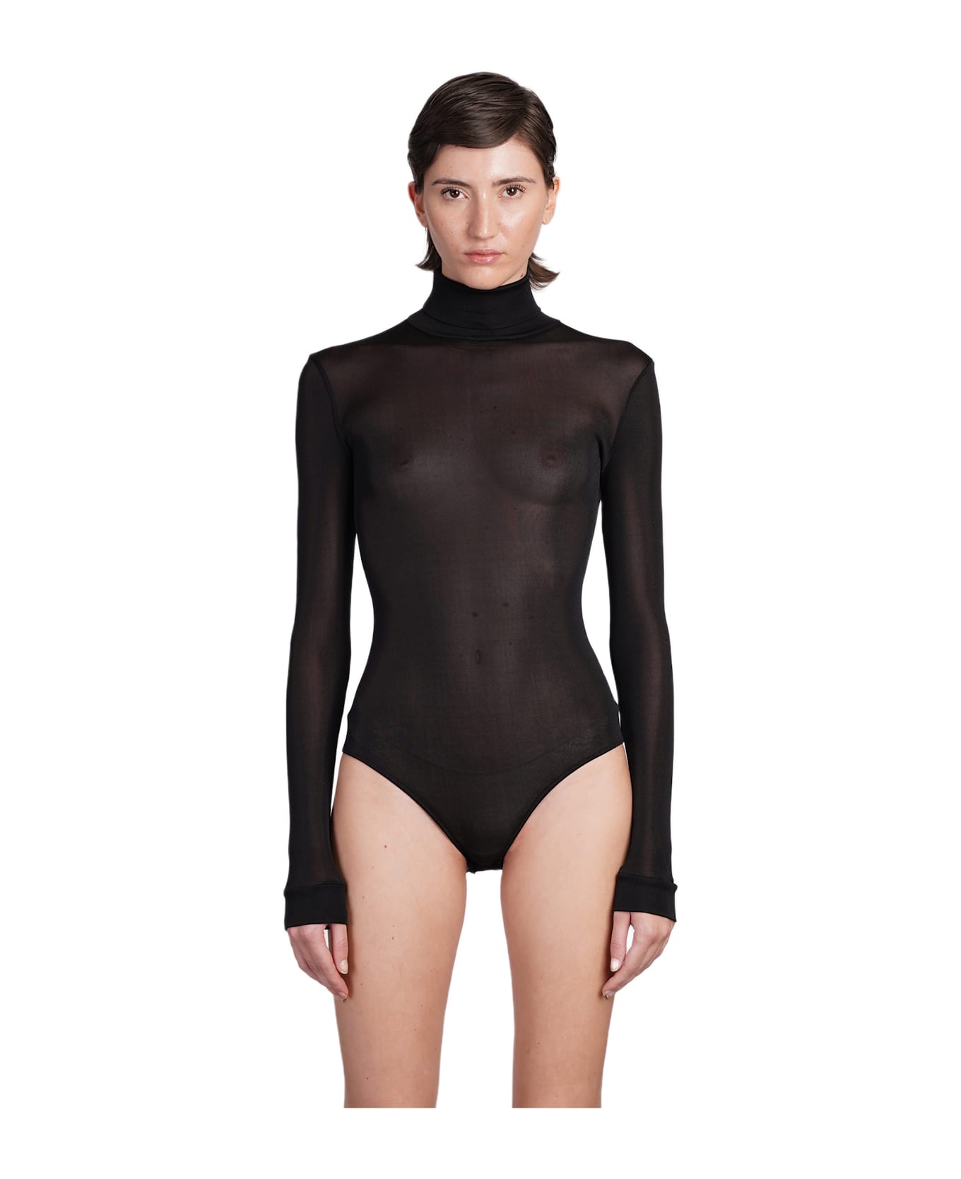 Maison Margiela Body In Black Viscose - black