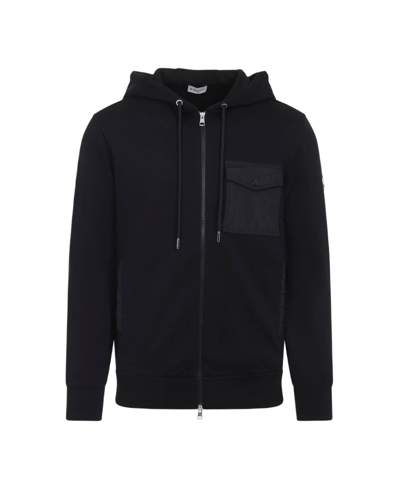 Moncler Zip Up Jacket - Black
