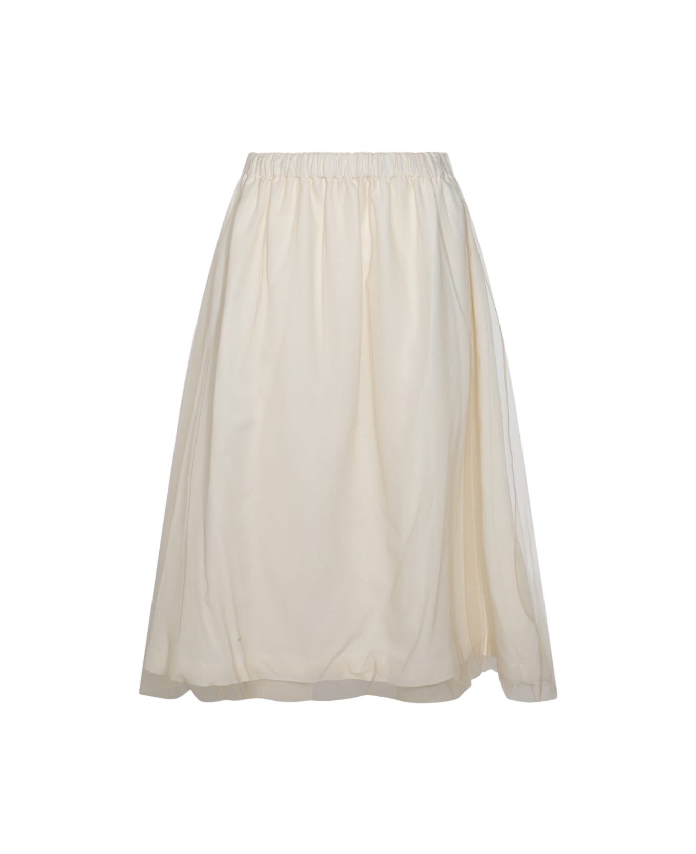 Fabiana Filippi White Viscose Skirt - White