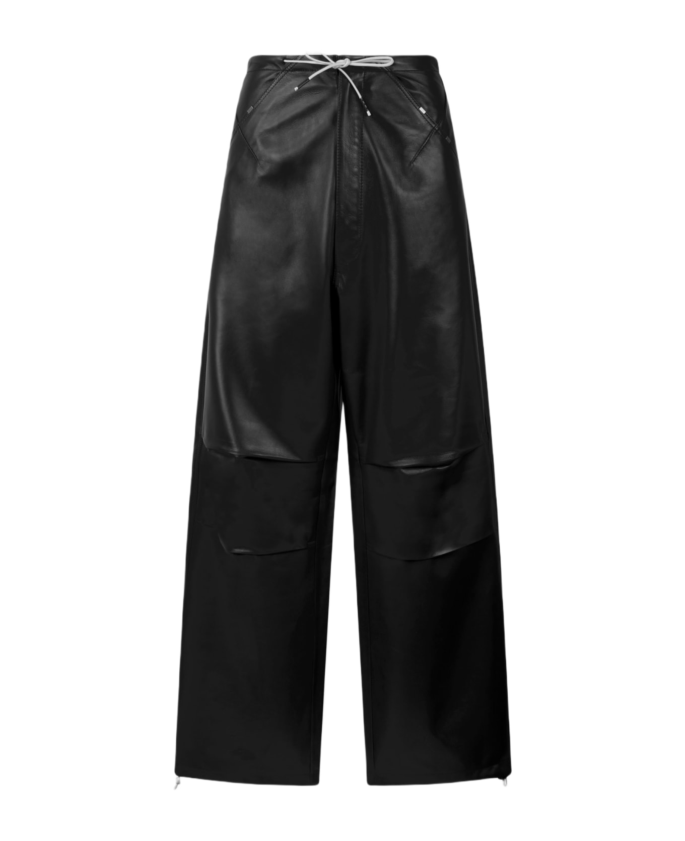 DARKPARK Daisy Plonge Nappa Leather Military Trousers - Black ボトムス