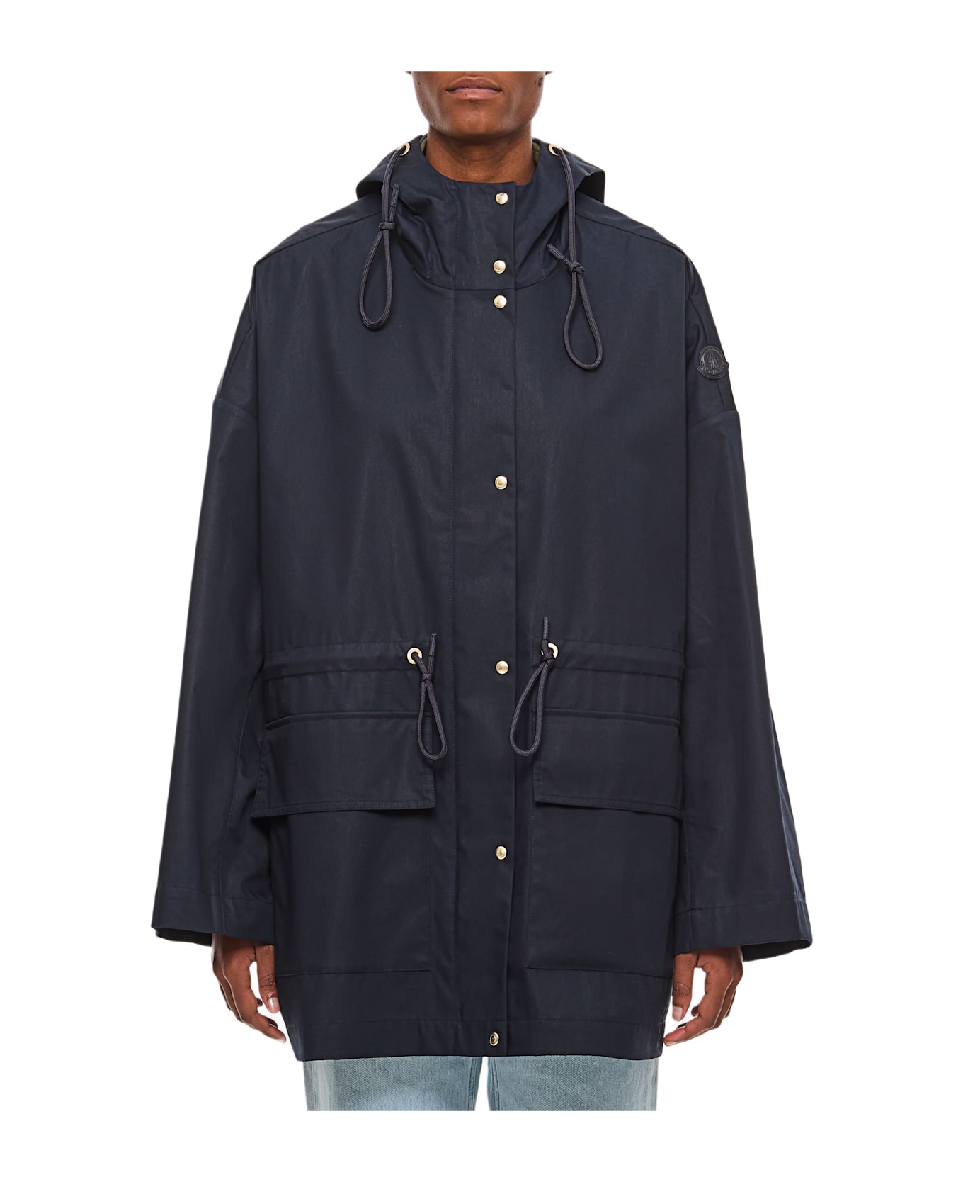 Moncler Short Parka - Blue