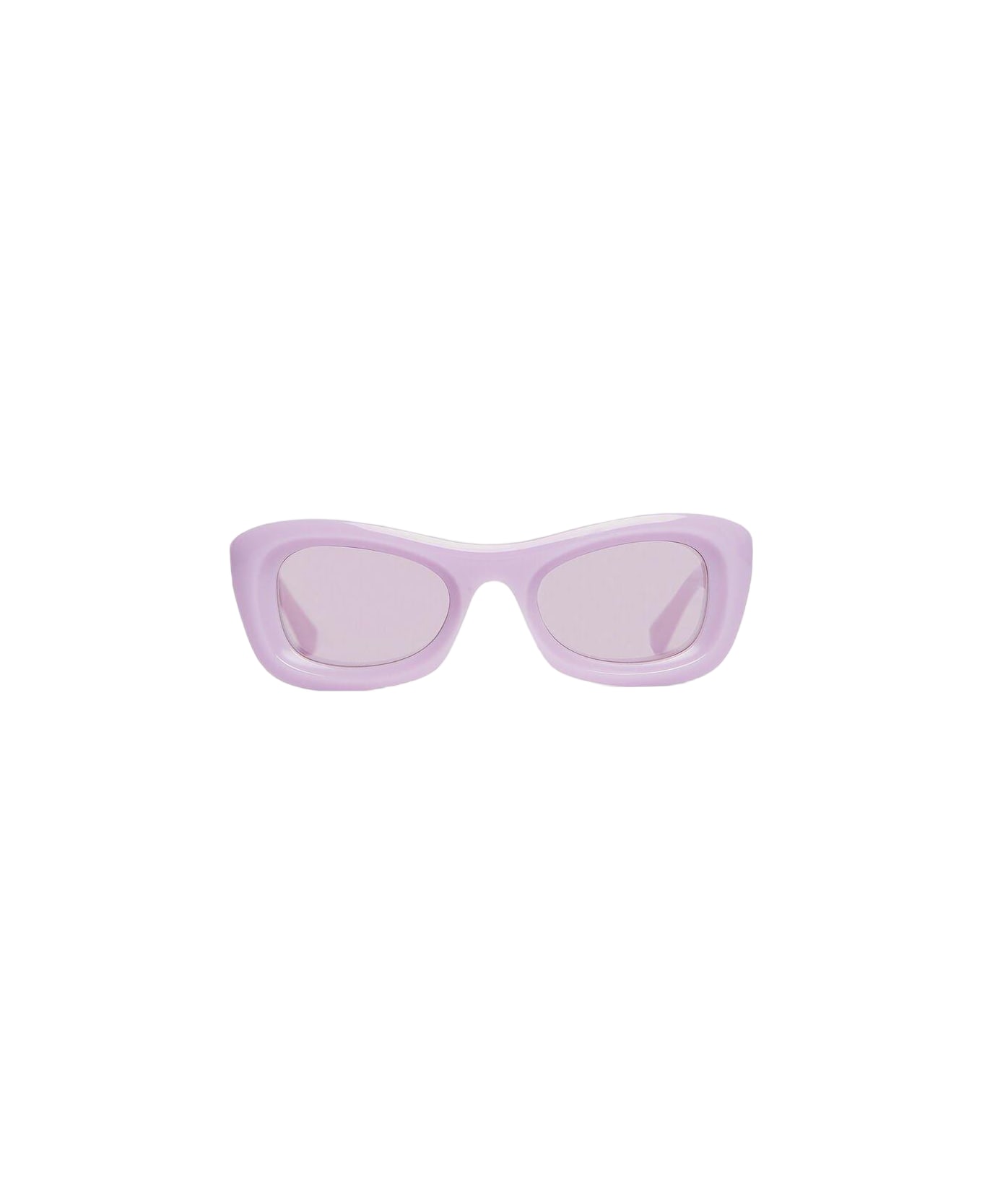 Bottega Veneta Rectangle-frame Tinted Sunglasses - LILAC サングラス