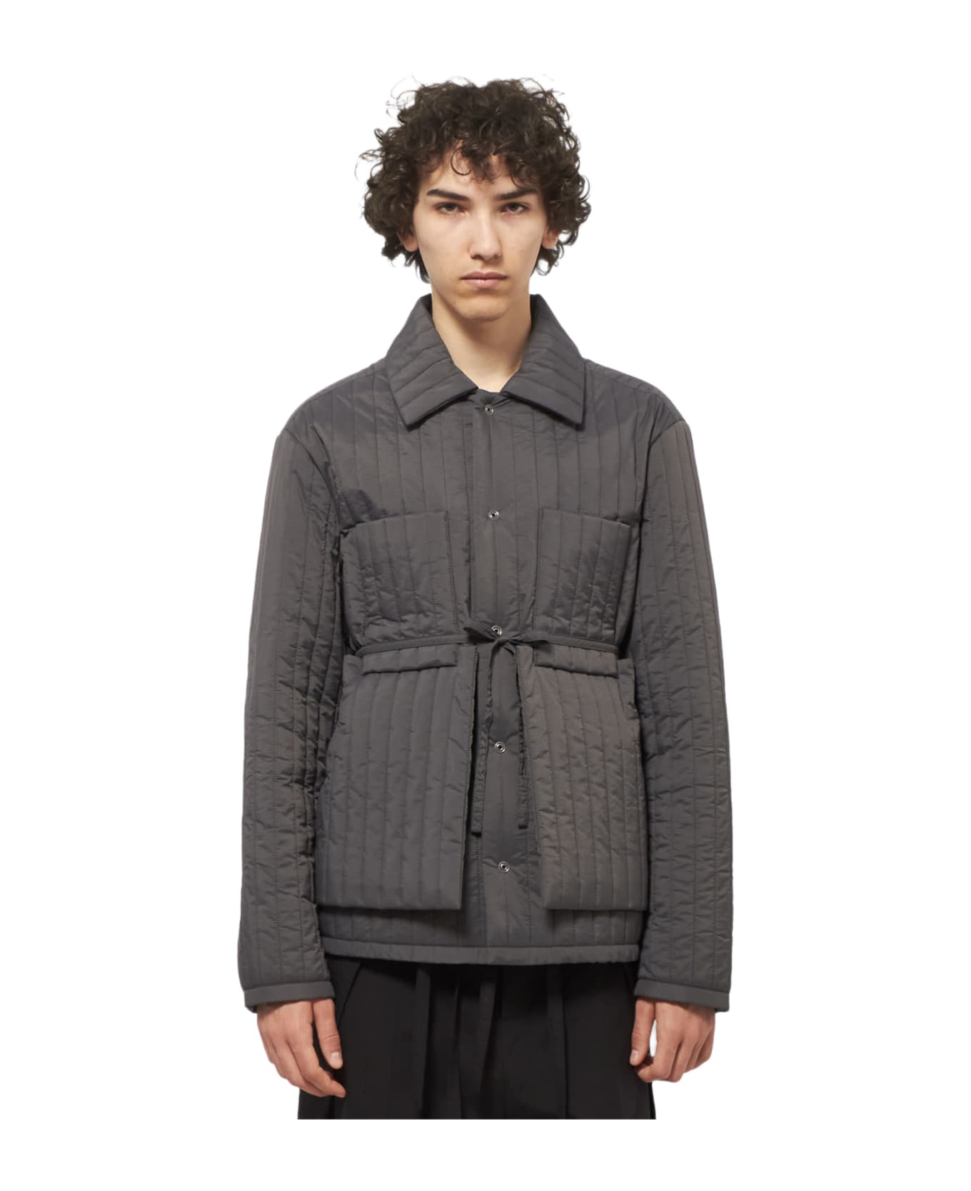 Craig Green Quilted Worker Jacket - grey