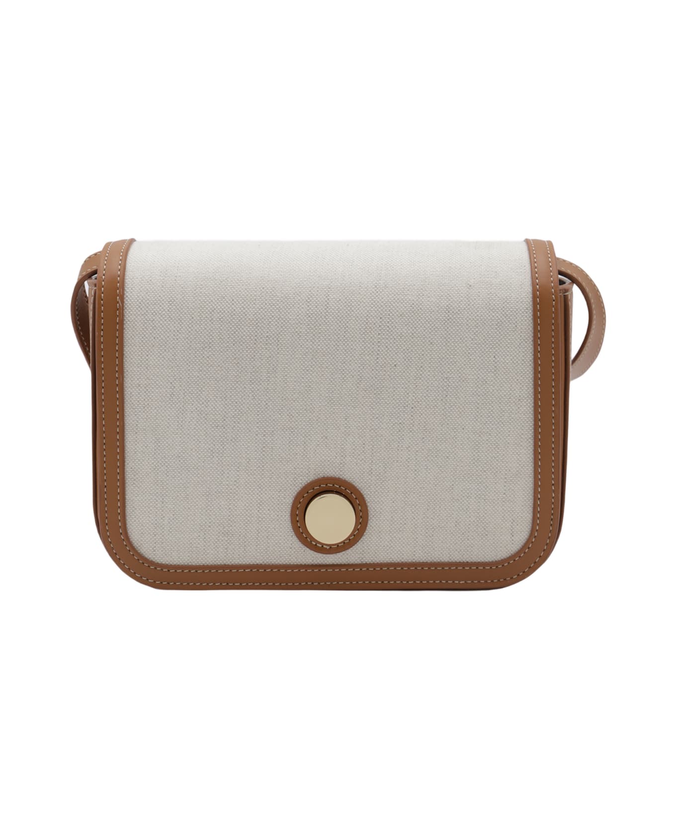 Fabiana Filippi Beige Crossbody Bag - Leather Brown