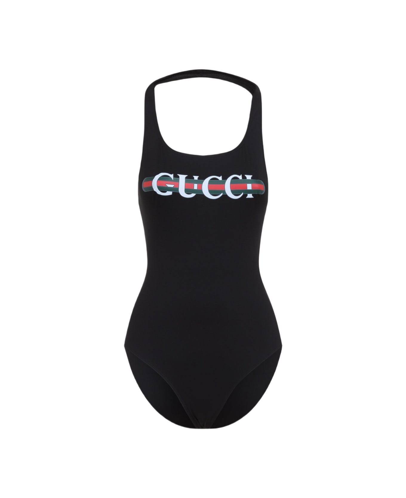 Gucci Logo One Piece Swimwear - Black Mc