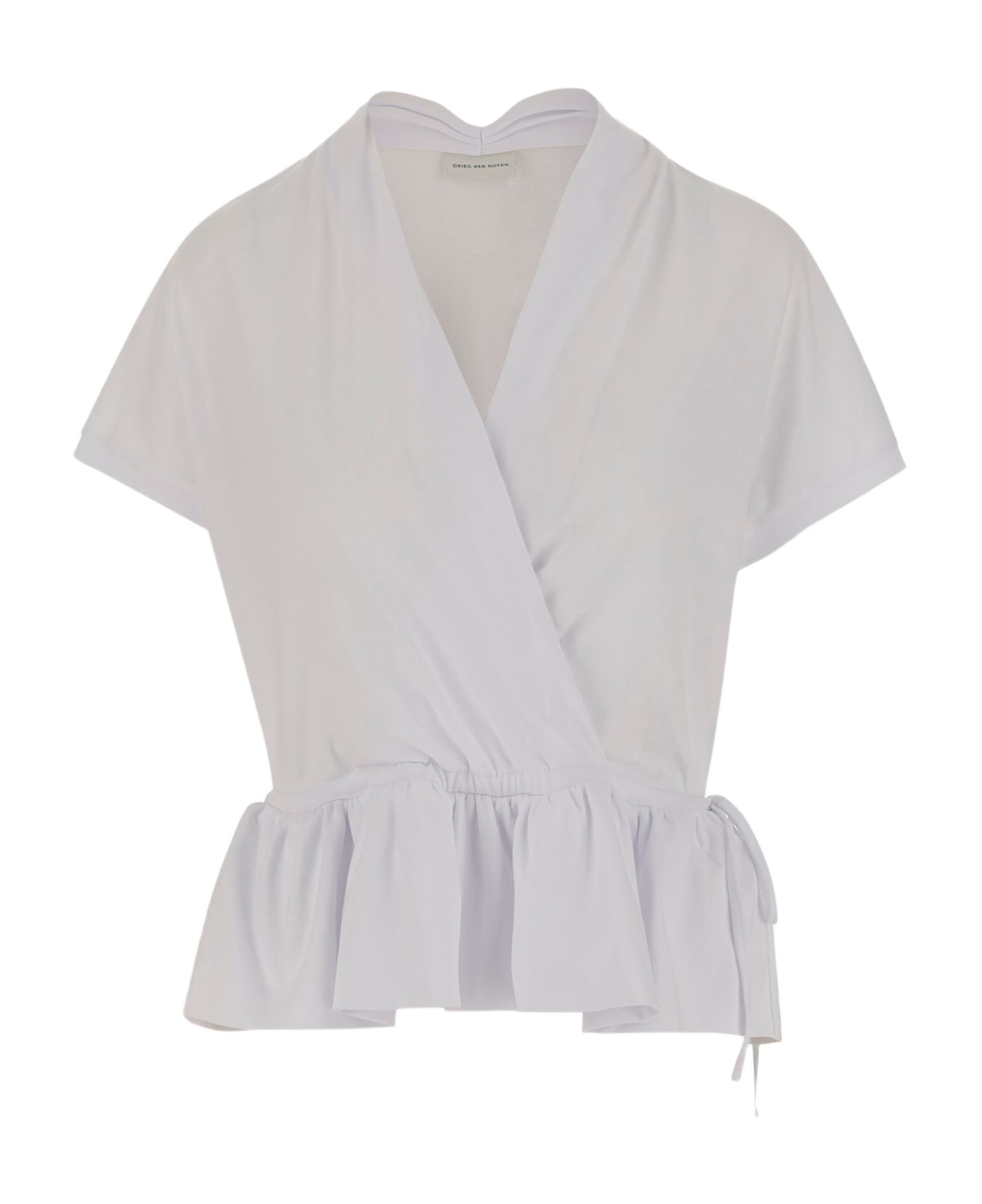 Dries Van Noten Cotton T-shirt - White