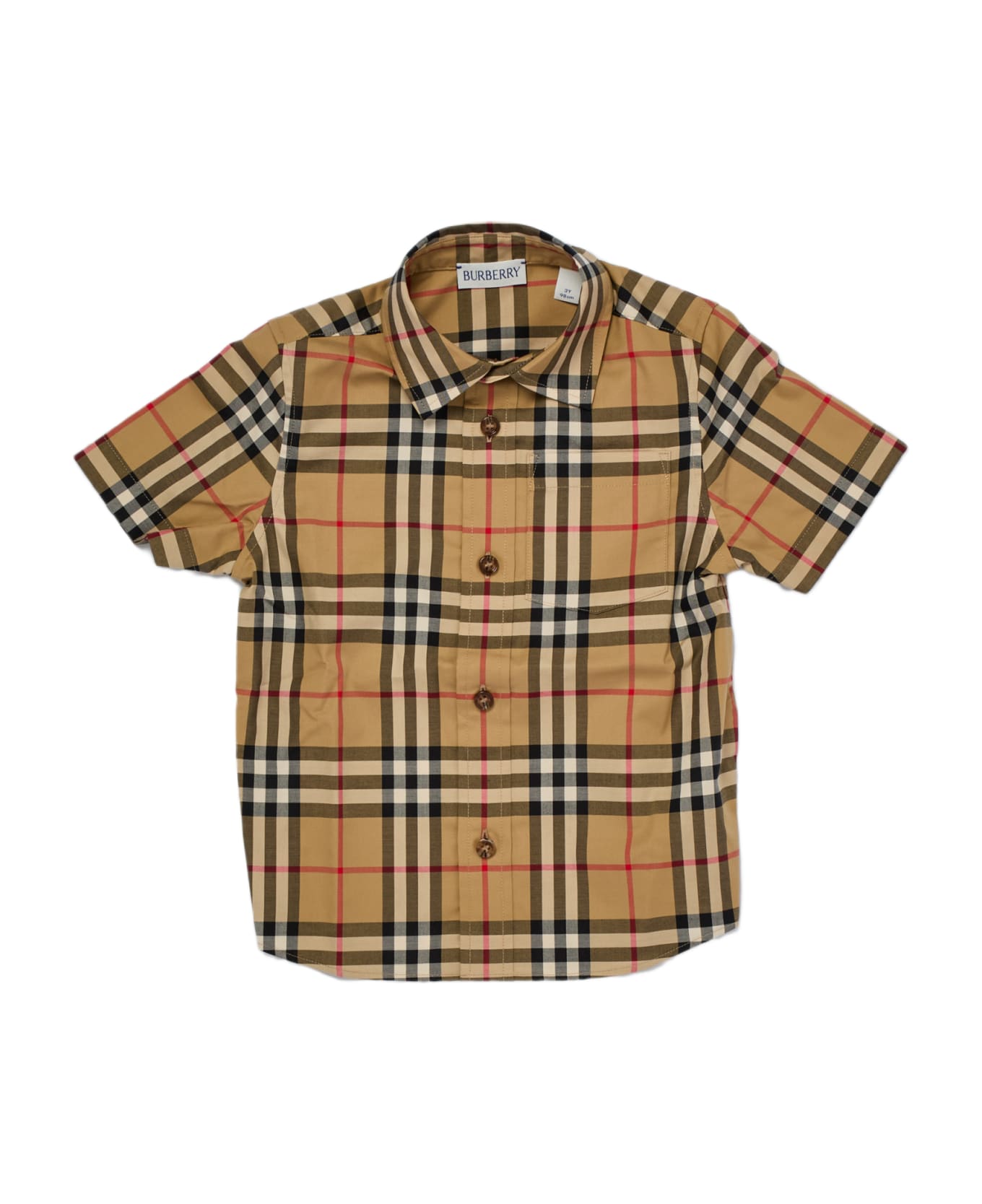 Burberry Owen Shirt Shirt - CHECK BEIGE シャツ