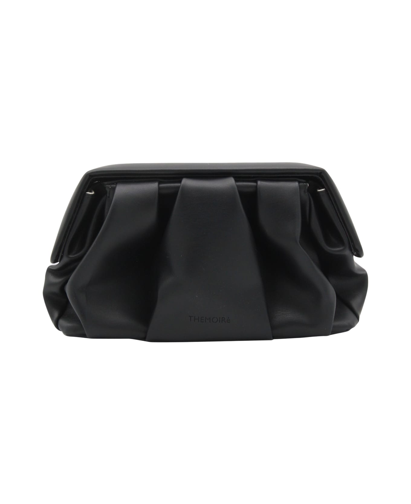 THEMOIRè Black Vegan Leather Afrodite Clutches - Black
