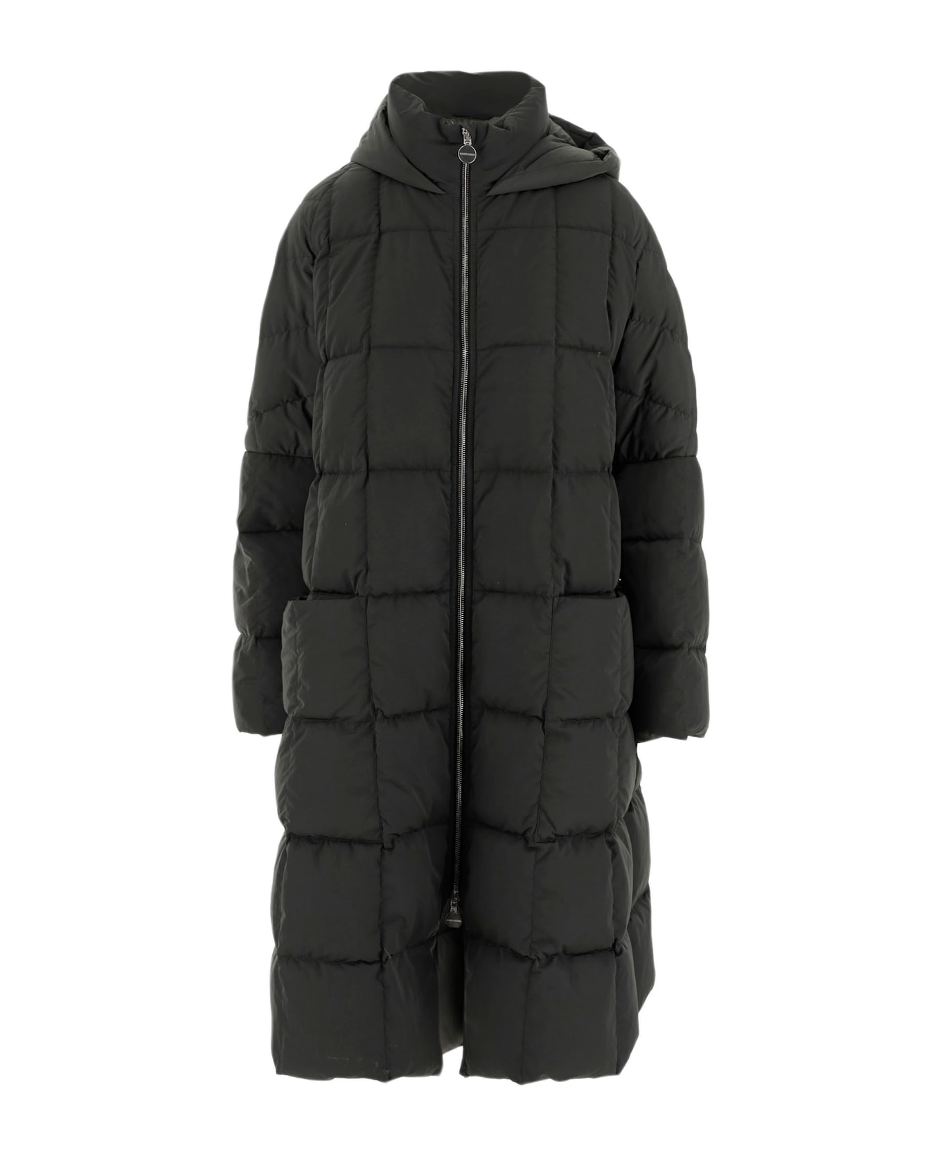 IENKI IENKI Pyramid Ennio Long Down Jacket - VERDE SCURO