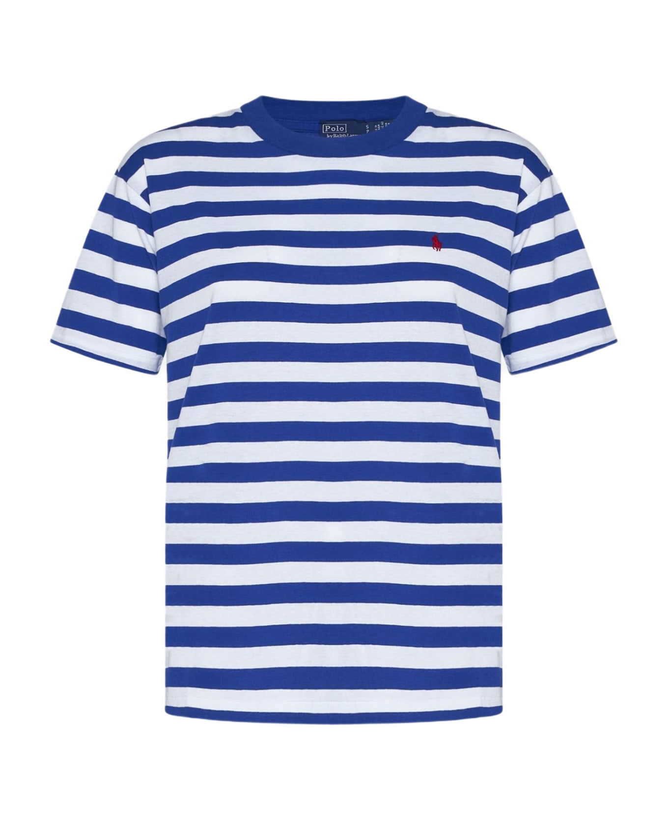 Polo Ralph Lauren Striped Cotton T-shirt - Blu