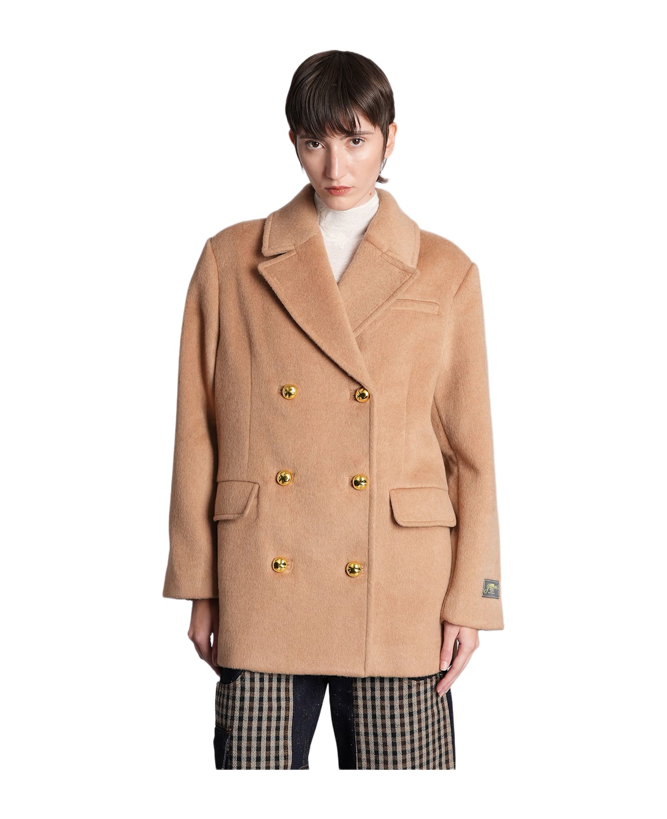 Ganni In Beige Wool - beige