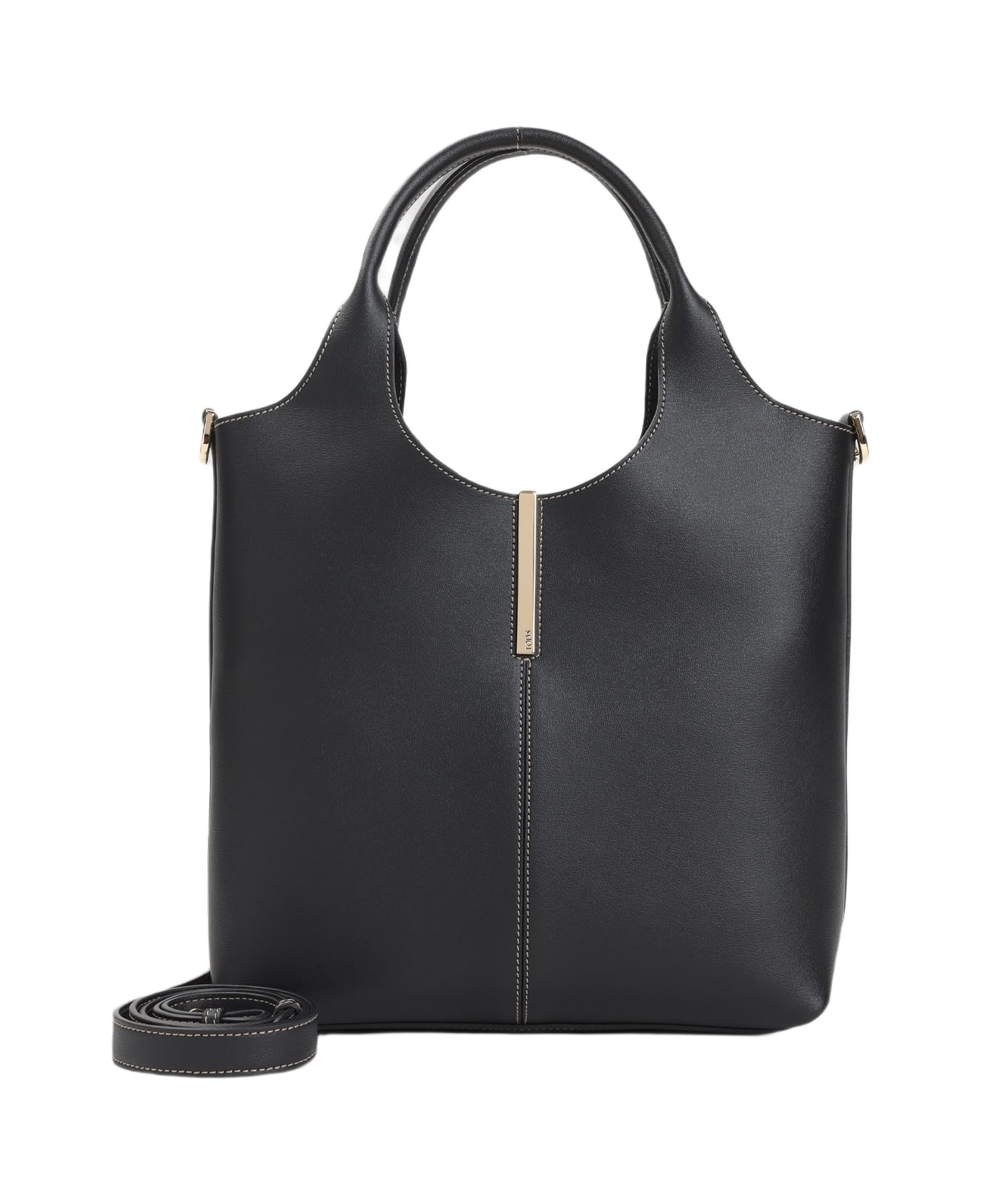 Tod's Ebr Double Handles Little Bag - Nero