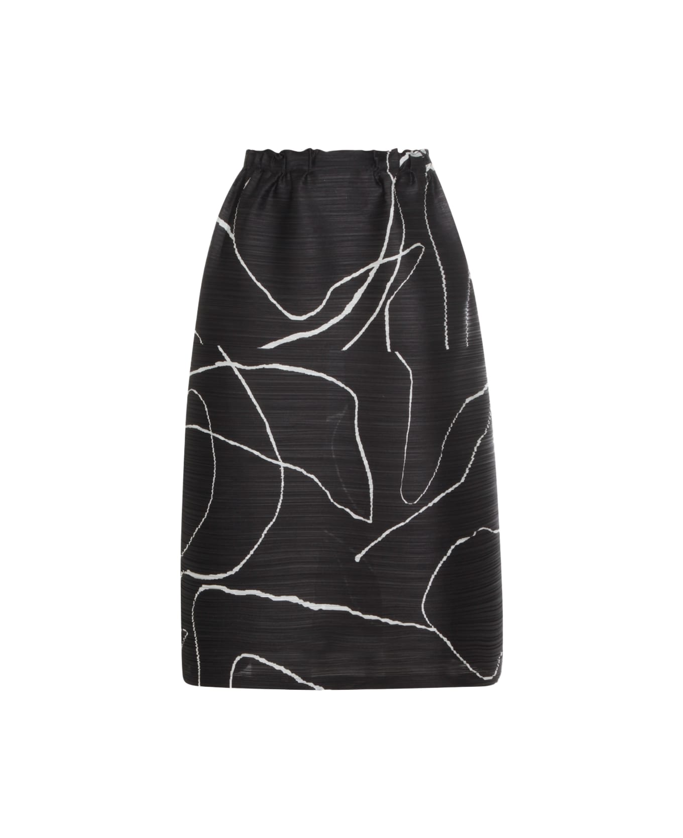 Pleats Please Issey Miyake Black Skirt - MULTICOLOUR