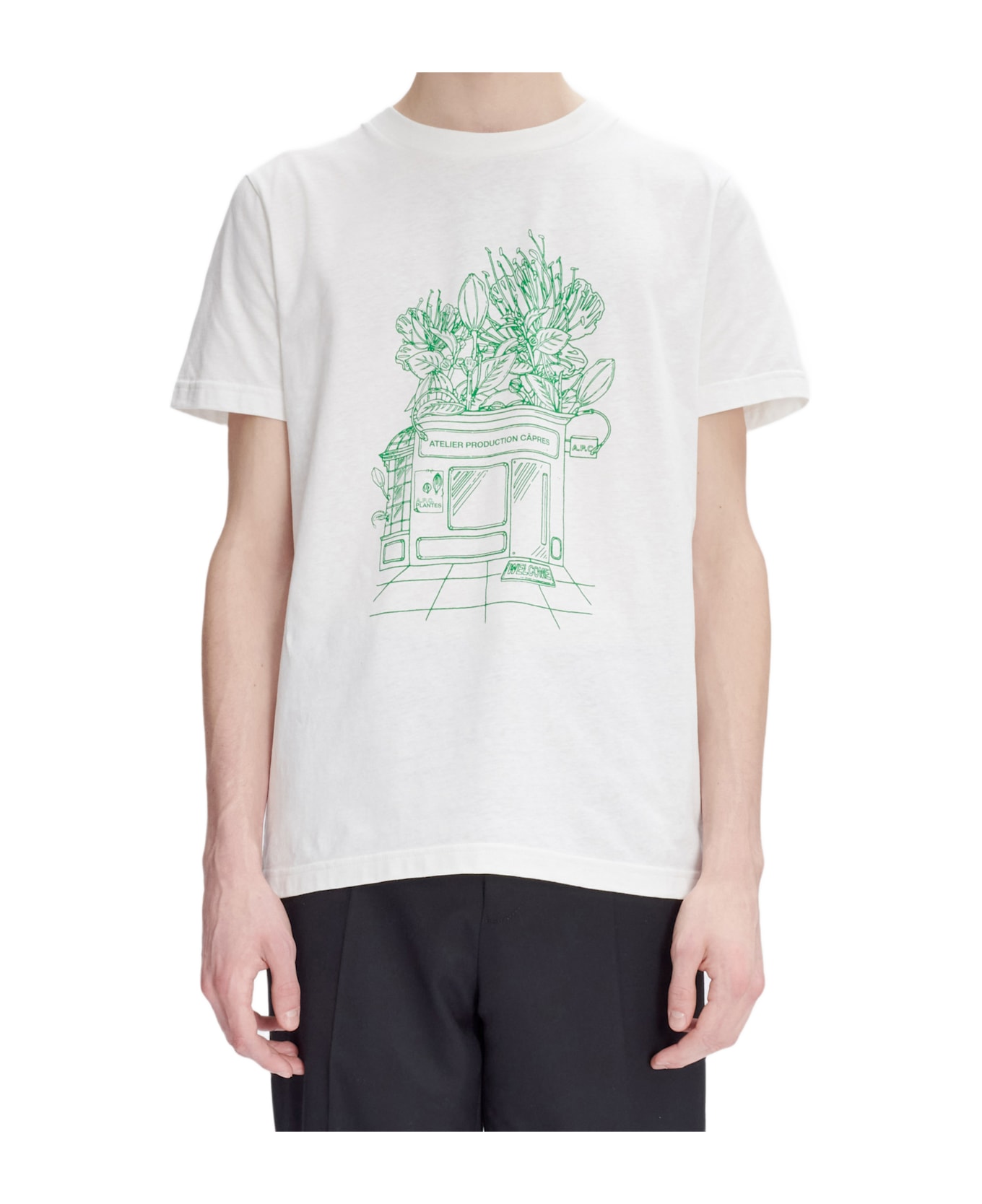 A.P.C. T-shirt Magasin - White