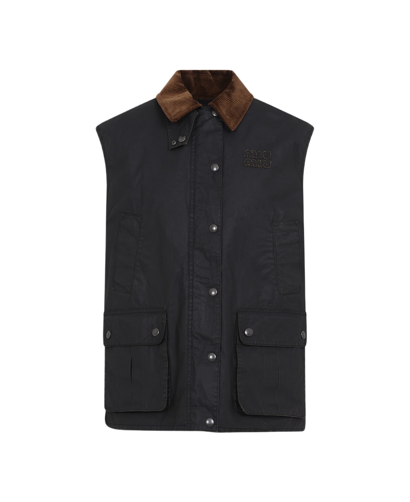 Miu Miu Cotton Jacket - Nero