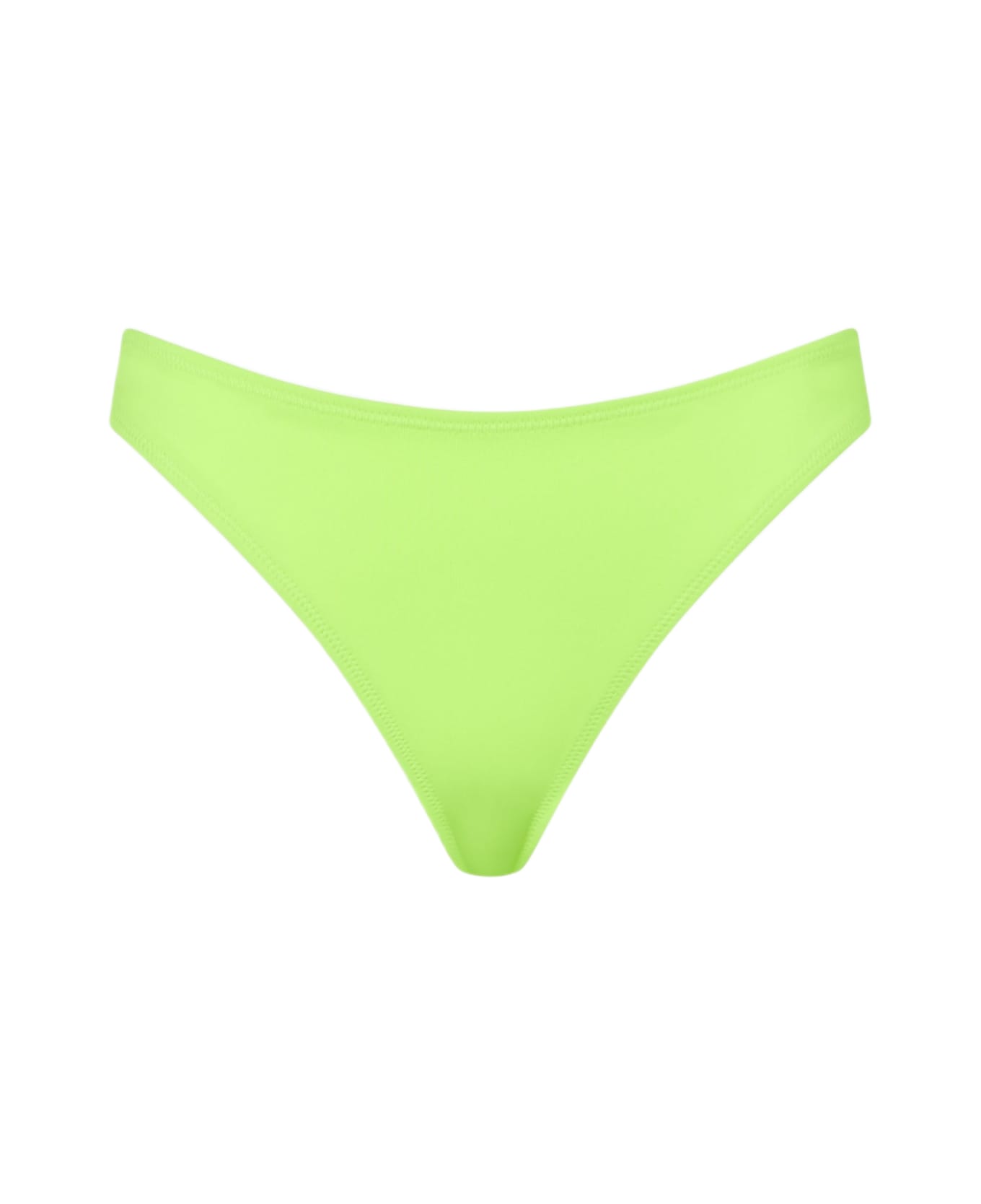 MC2 Saint Barth Woman Fluo Yellow Cheeky Swim Briefs - YELLOW